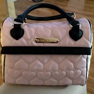 Betsey Johnson lunch tote hearts 💕